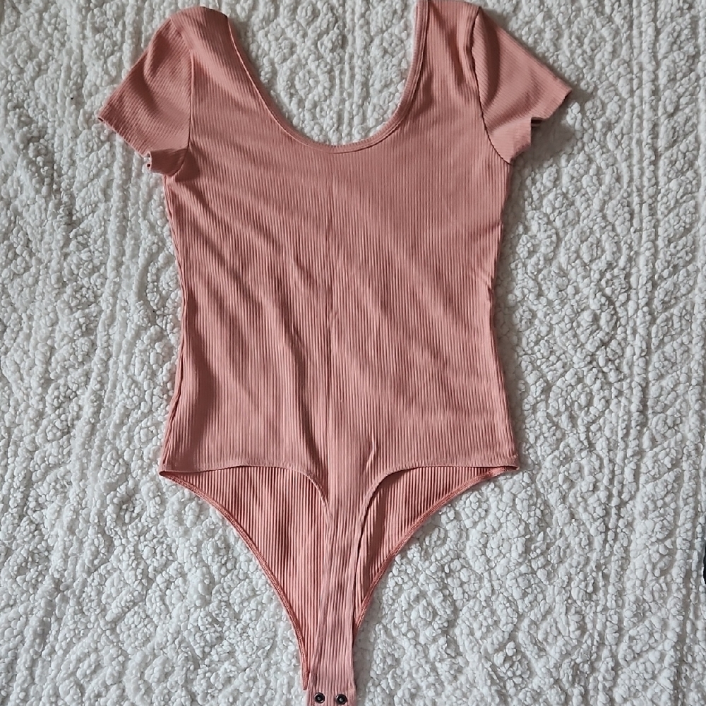 American Eagle Outfitters Pink and Black Bodysuits One Pieces - Picture 4 of 5